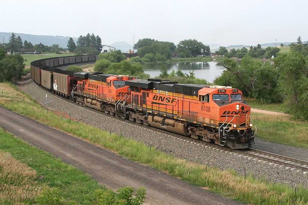 BNSF SB coal train